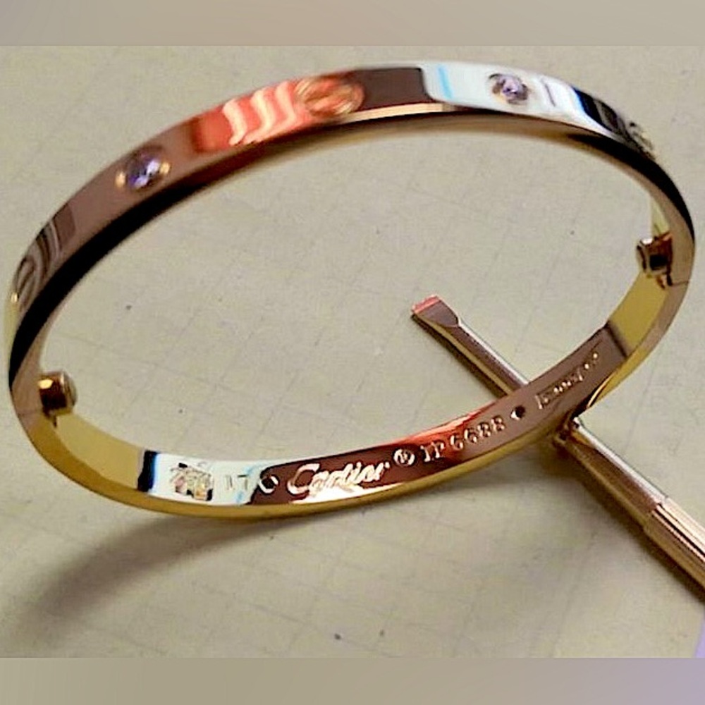 Brand Luxury 18K Gold Stainless Steel Bracelet-Silver/Gold